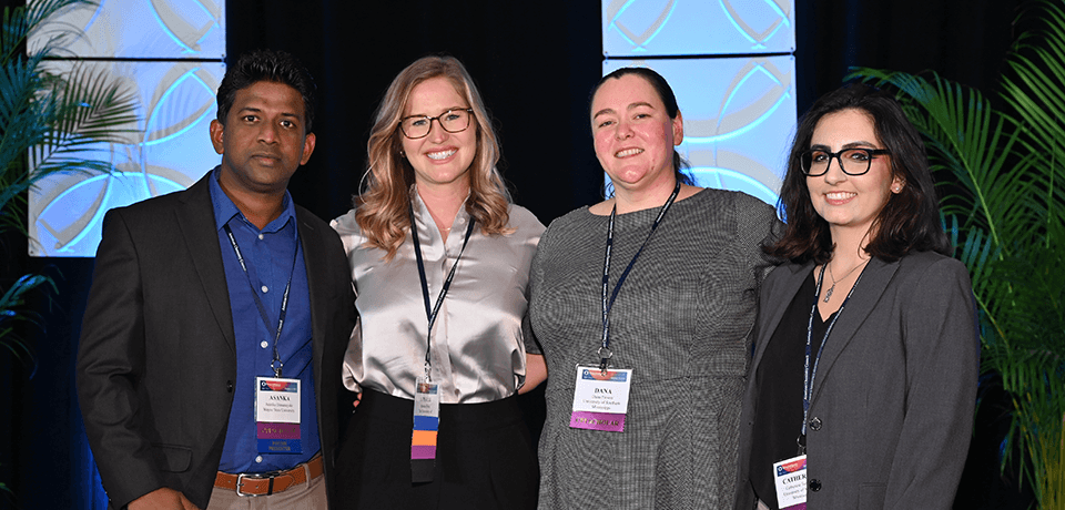 2022 CPI Scholars: Asanka Dissanayake, Aynslie Fritz, Dana Pinson and Catherine Sarantes