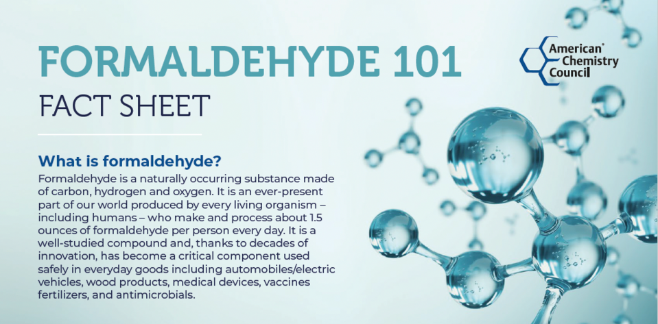 Formaldehyde 101 Fact Sheet