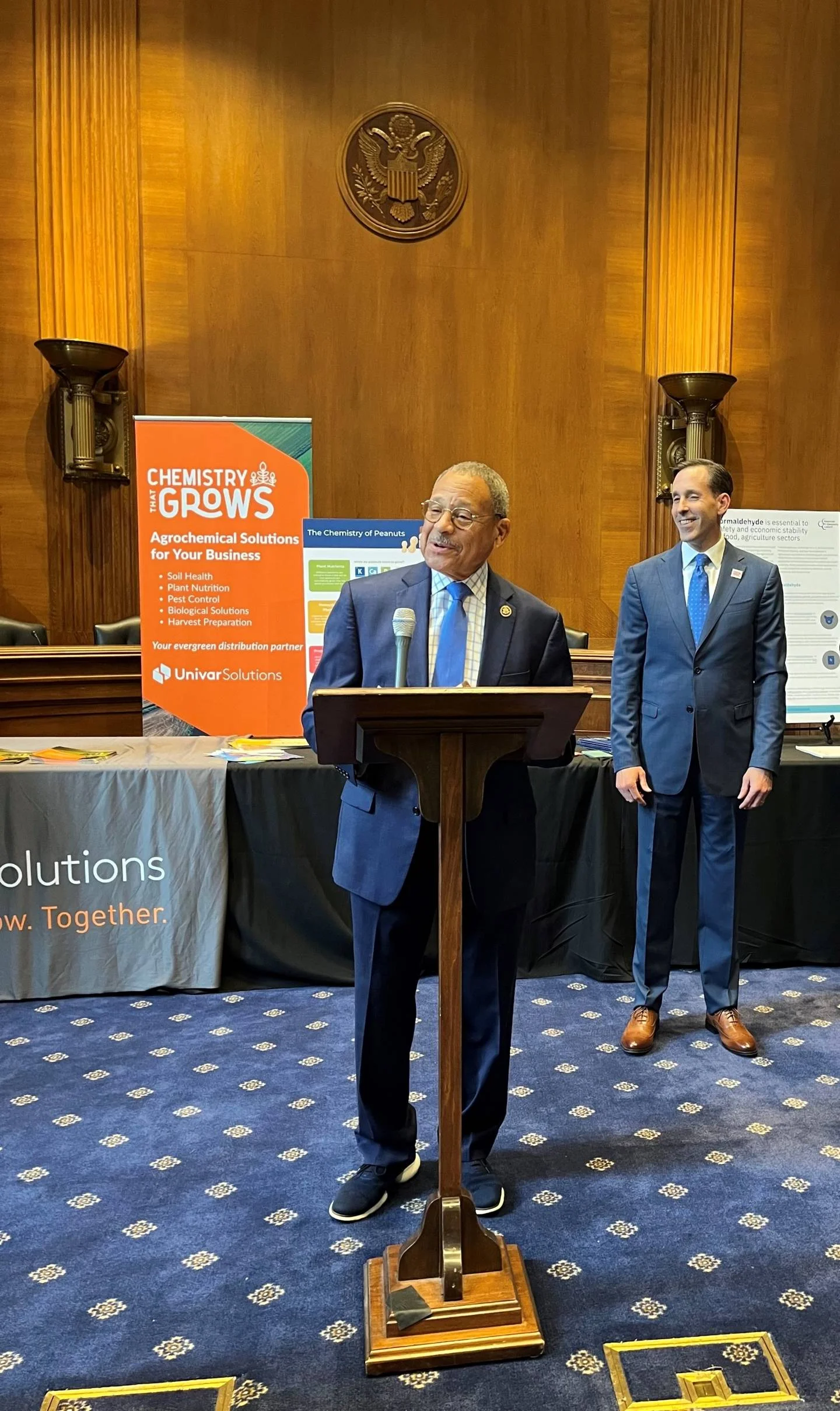 Congressman Sanford Bishop and Chris Jahn