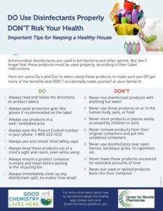 The Do's and Don'ts of Safe Disinfectant Use