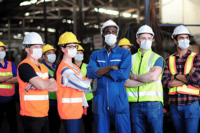 Facility Employees Wearing Masks